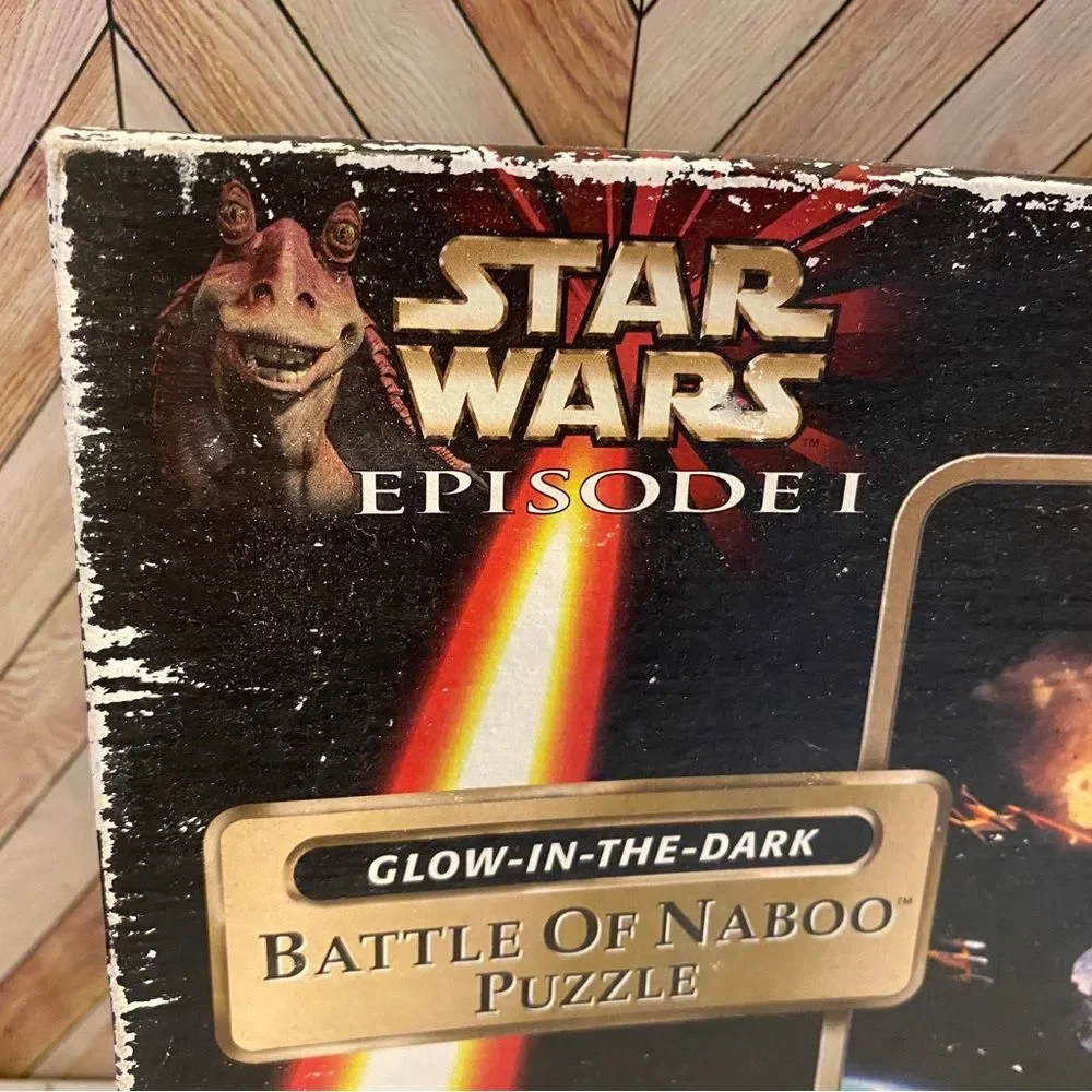 Star Wars Episode 1 Battle of Naboo Puzzle GLOW IN THE DARK [Item 687]